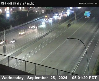 NB 15 & Via Rancho Pkwy