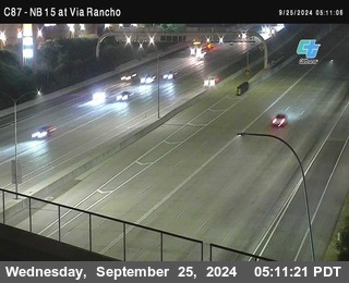 NB 15 & Via Rancho Pkwy