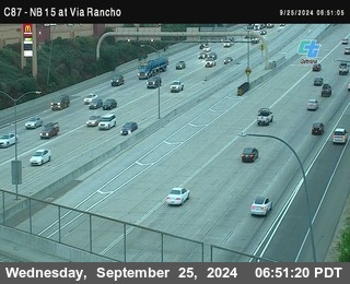 NB 15 & Via Rancho Pkwy