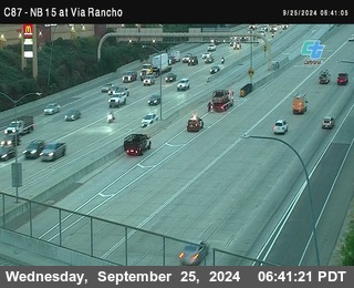 NB 15 & Via Rancho Pkwy