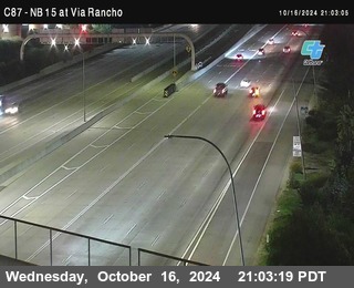 NB 15 & Via Rancho Pkwy