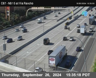 NB 15 & Via Rancho Pkwy