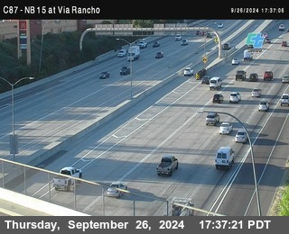 NB 15 & Via Rancho Pkwy