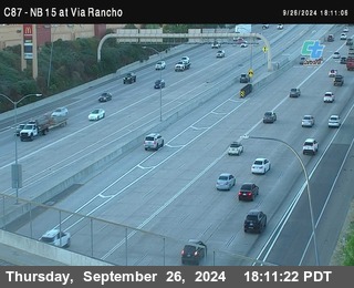 NB 15 & Via Rancho Pkwy