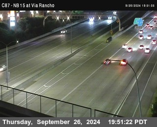 NB 15 & Via Rancho Pkwy