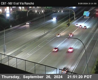 NB 15 & Via Rancho Pkwy