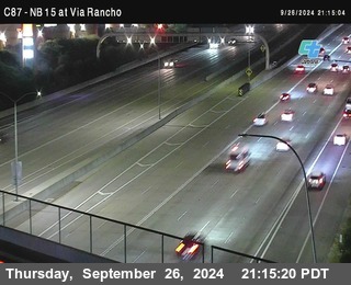 NB 15 & Via Rancho Pkwy