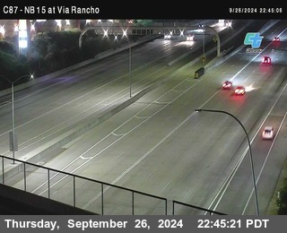 NB 15 & Via Rancho Pkwy