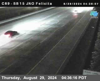 SB 15 at Felicita Road