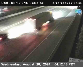 SB 15 at Felicita Road