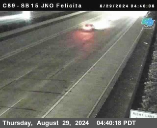 SB 15 at Felicita Road