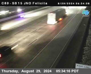 SB 15 at Felicita Road