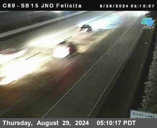 SB 15 at Felicita Road