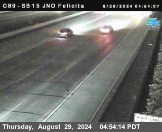 SB 15 at Felicita Road