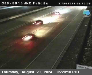 SB 15 at Felicita Road