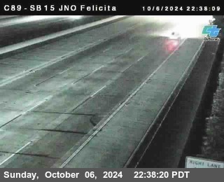 SB 15 at Felicita Road