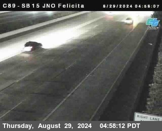 SB 15 at Felicita Road