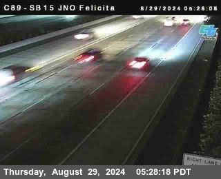 SB 15 at Felicita Road