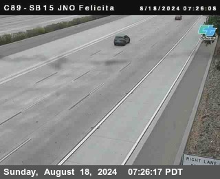 SB 15 at Felicita Road