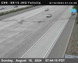 SB 15 at Felicita Road