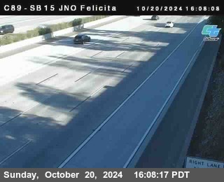 SB 15 at Felicita Road