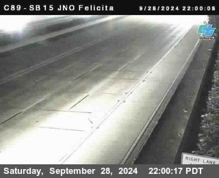 SB 15 at Felicita Road