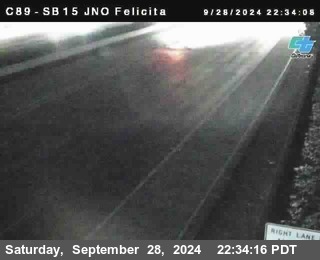 SB 15 at Felicita Road