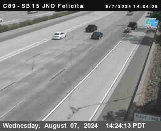 SB 15 at Felicita Road