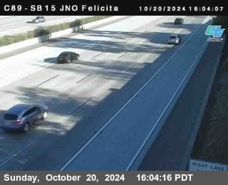 SB 15 at Felicita Road