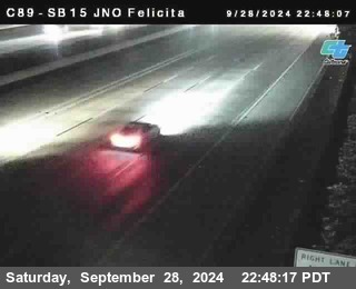 SB 15 at Felicita Road