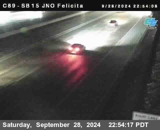 SB 15 at Felicita Road