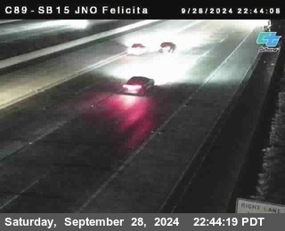 SB 15 at Felicita Road