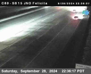 SB 15 at Felicita Road