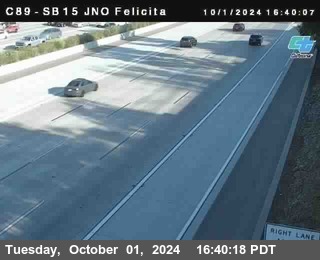 SB 15 at Felicita Road