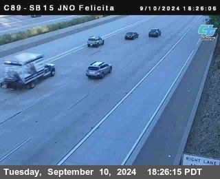 SB 15 at Felicita Road