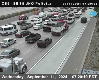 SB 15 at Felicita Road