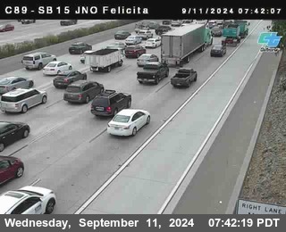 SB 15 at Felicita Road