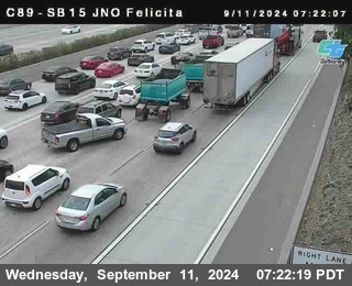 SB 15 at Felicita Road