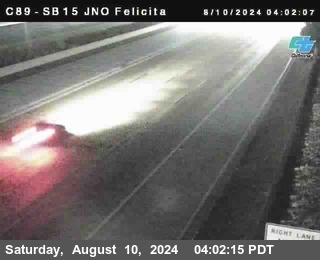 SB 15 at Felicita Road