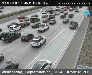 SB 15 at Felicita Road