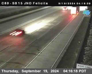 SB 15 at Felicita Road