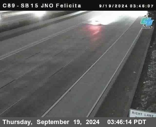 SB 15 at Felicita Road