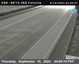 SB 15 at Felicita Road