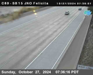 SB 15 at Felicita Road