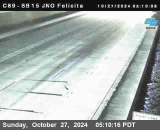 SB 15 at Felicita Road