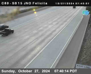 SB 15 at Felicita Road