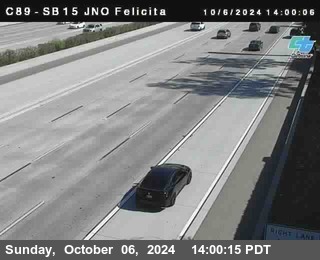 SB 15 at Felicita Road