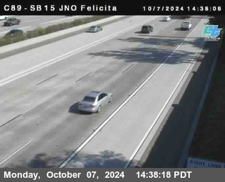 SB 15 at Felicita Road