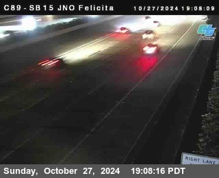 SB 15 at Felicita Road