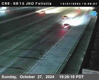 SB 15 at Felicita Road